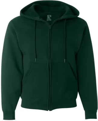 82230 Fruit of the Loom 12 oz. Supercotton™ 70/30 Full-Zip Hood  Forest Green