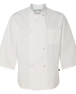 Chef Designs 0402 Three-Quarter Sleeve Chef Coat White