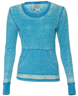  8255 J. America - Women's Zen Thermal Long Sleeve T-Shirt Oceanberry