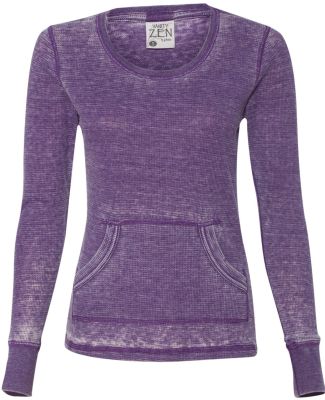  8255 J. America - Women's Zen Thermal Long Sleeve T-Shirt Very Berry