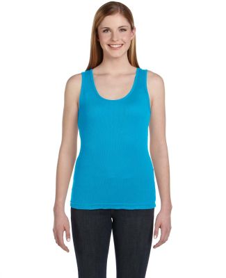 3565 LA T Ladies' 2X1 Rib Tank