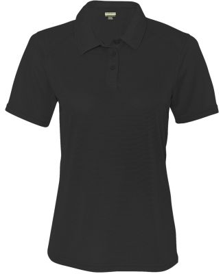 Augusta Sportswear 5002 Women's Vision Textured Knit Sport Shirt Black