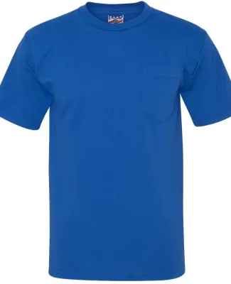Union Made 3015 Union-Made Short Sleeve T-Shirt with a Pocket ROYAL BLUE