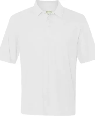 Augusta Sportswear 5001 Vision Textured Knit Sport Shirt White