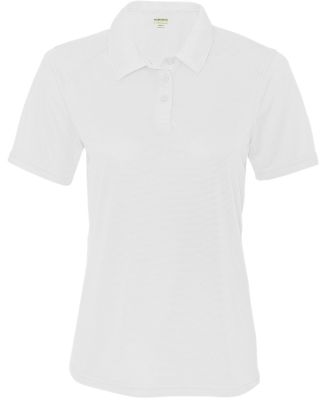 Augusta Sportswear 5002 Women's Vision Textured Knit Sport Shirt White