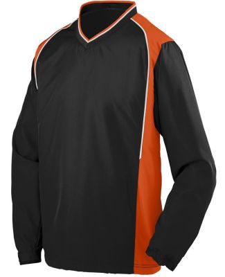 Augusta Sportswear 3746 Youth Roar Pullover Black/ Orange/ White