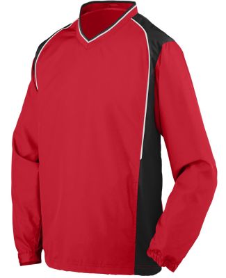 Augusta Sportswear 3746 Youth Roar Pullover Red/ Black/ White