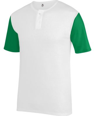 Augusta Sportswear 376 Badge Jersey White/ Kelly