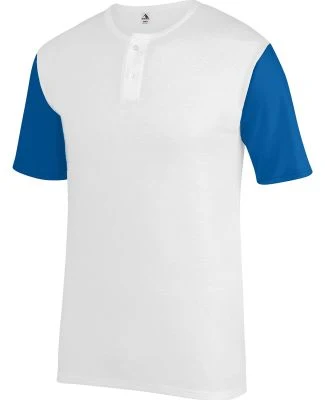 Augusta Sportswear 376 Badge Jersey White/ Royal