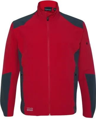 5309 DRI DUCK - Baseline All Season Soft Shell Jacket  Red/ Charcoal