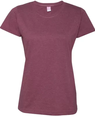 3505 LAT - Ladies' Vintage Fine Jersey Longer Length T-Shirt VINTAGE BURGUNDY