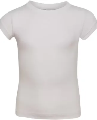 3316 Rabbit Skins® Toddler Girls Fine Jersey T-Shirt WHITE