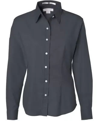 FeatherLite 5233 Women's Long Sleeve Stain Resistant Oxford Shirt Steel Grey