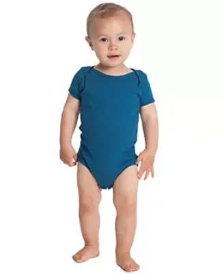 American Apparel 4001ORW Infant Organic Baby Rib Short-Sleeve One-Piece Galaxy