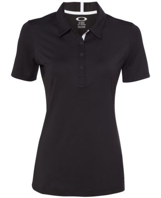 Oakley 532053 Women's Solana Polo Jet Black/ White