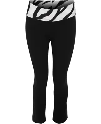 Boxercraft S16Y Girls' Practice Yoga Pants Black/ Zebra