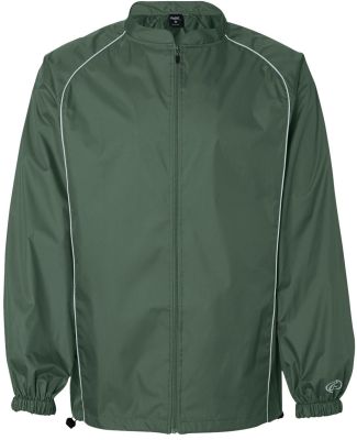 Rawlings 9760 Poly Dobby Full-Zip Jacket Forest