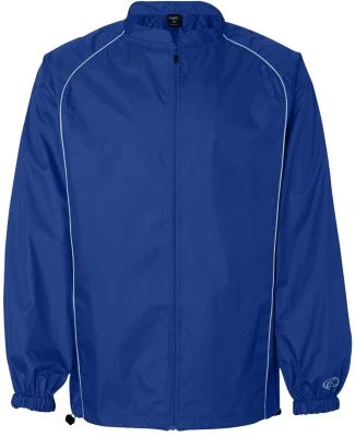 Rawlings 9760 Poly Dobby Full-Zip Jacket Royal