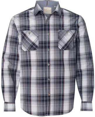 Weatherproof 154645 Vintage Plaid Long Sleeve Shirt Grey