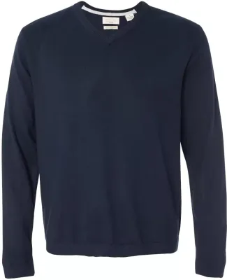 Weatherproof 151377 Vintage Cotton Cashmere V-Neck Sweater Ink