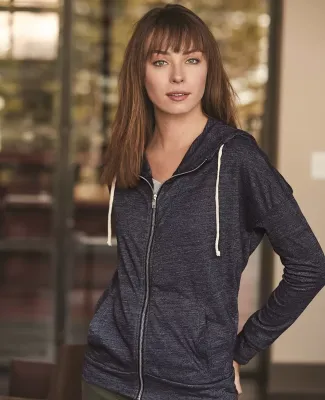 Alternative 2896 Women's Eco Jersey Cool Down Hooded Full-Zip