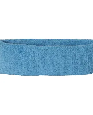 Mega Cap 1251 Terry Cloth Headband Light Blue