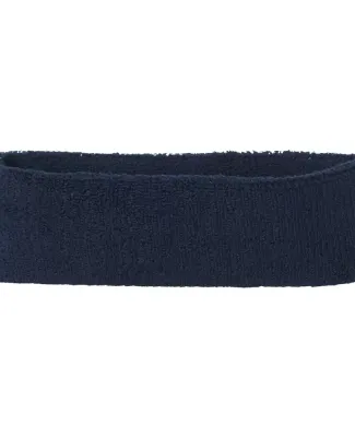 Mega Cap 1251 Terry Cloth Headband Navy