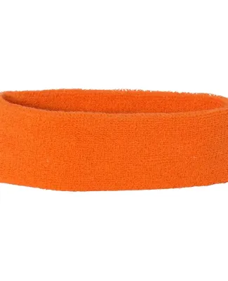 Mega Cap 1251 Terry Cloth Headband Orange