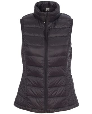 Weatherproof 16700W 32 Degrees Women's Packable Down Vest Black
