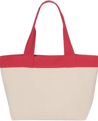 HYB4 HYP South Beach Tote Natural/ Red