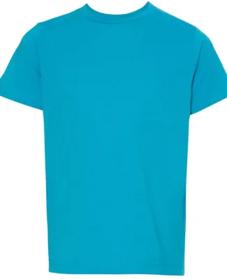 6105 LAT Youth Fine Jersey Vintage T-Shirt VINT TURQUOISE