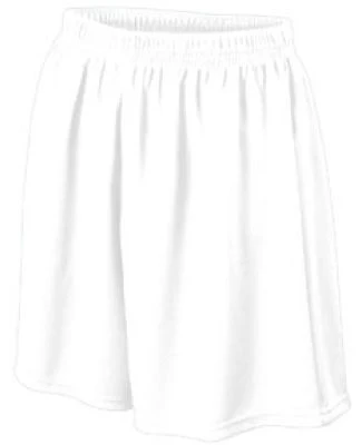 Augusta Sportswear 476 Youth Wicking Mesh Soccer Short White