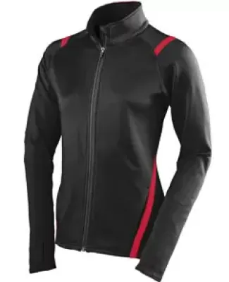 Augusta Sportswear 4811 Girls' Freedom Jacket Black/ Red