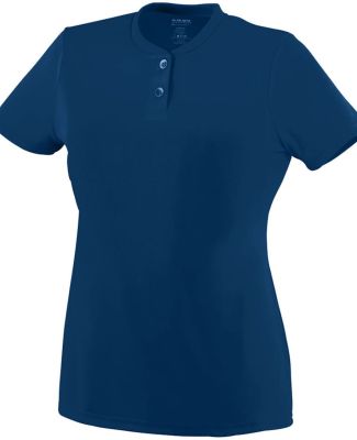 Augusta Sportswear 1213 Girls' Wicking Two-Button Jersey