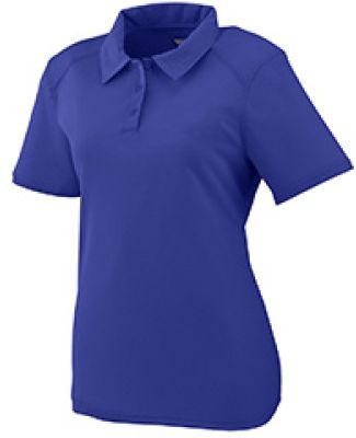 Augusta Sportswear 5002 Women's Vision Textured Knit Sport Shirt Purple