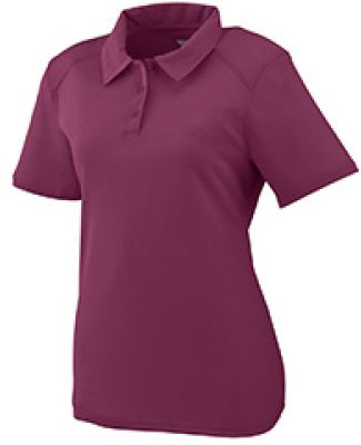 Augusta Sportswear 5002 Women's Vision Textured Knit Sport Shirt Maroon