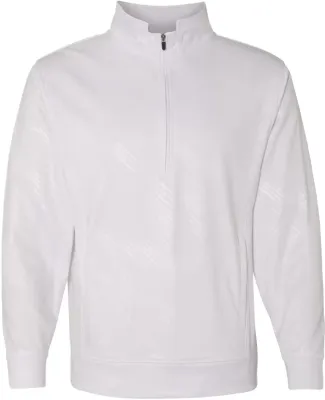 J America 8669 Volt Polyester Quarter-Zip Sweatshirt White Volt