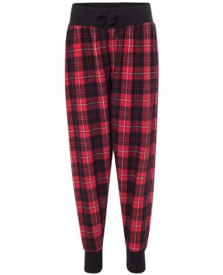 Boxercraft YF60 Youth Flannel Tailgate Jogger Red/ Black