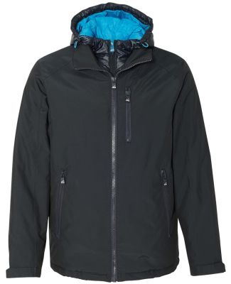 Weatherproof 17603 32 Degrees VRY WRM Turbo Jacket Winter Navy/ Electric Blue