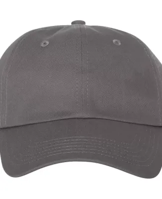 Valucap VC650 Chino Unstructured Cap Charcoal