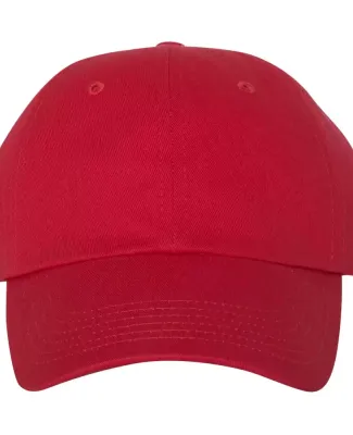 Valucap VC650 Chino Unstructured Cap Red