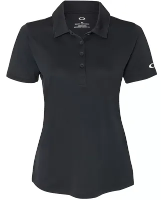Oakley 532326ODM Women's Performance Sport Shirt Set-In Sleeves Blackout