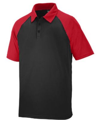 Augusta Sportswear 5404 Scout Sport Shirt Black/ Red
