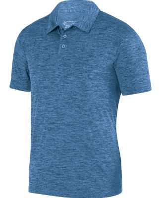 Augusta Sportswear 5408 Intensify Black Heather Sport Shirt Columbia Blue