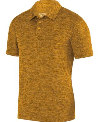 Augusta Sportswear 5408 Intensify Black Heather Sport Shirt Gold