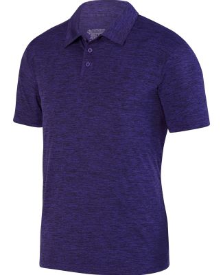 Augusta Sportswear 5408 Intensify Black Heather Sport Shirt Purple