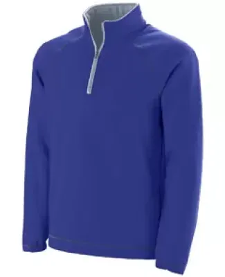 Augusta Sportswear 5445 Circuit Half-Zip Pullover Purple/ Graphite