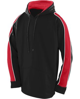 Augusta Sportswear 5523 Zest Hoodie Black/ Red/ White