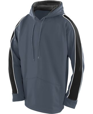 Augusta Sportswear 5523 Zest Hoodie Graphite/ Black/ White
