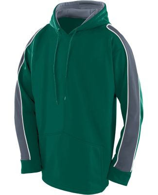 Augusta Sportswear 5523 Zest Hoodie Dark Green/ Graphite/ White
